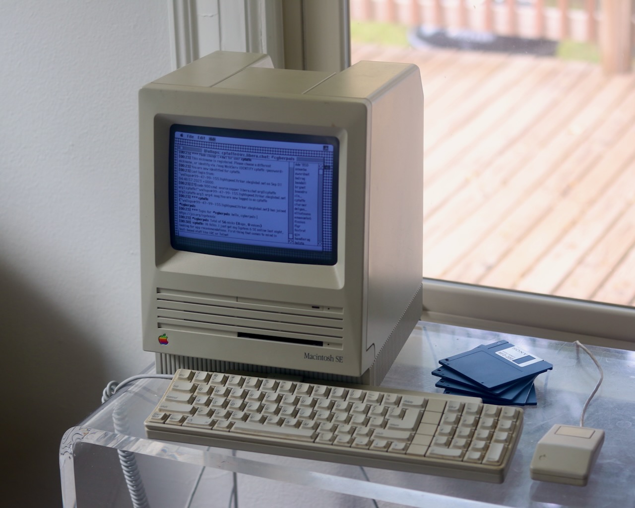 Wallops on a Macintosh SE