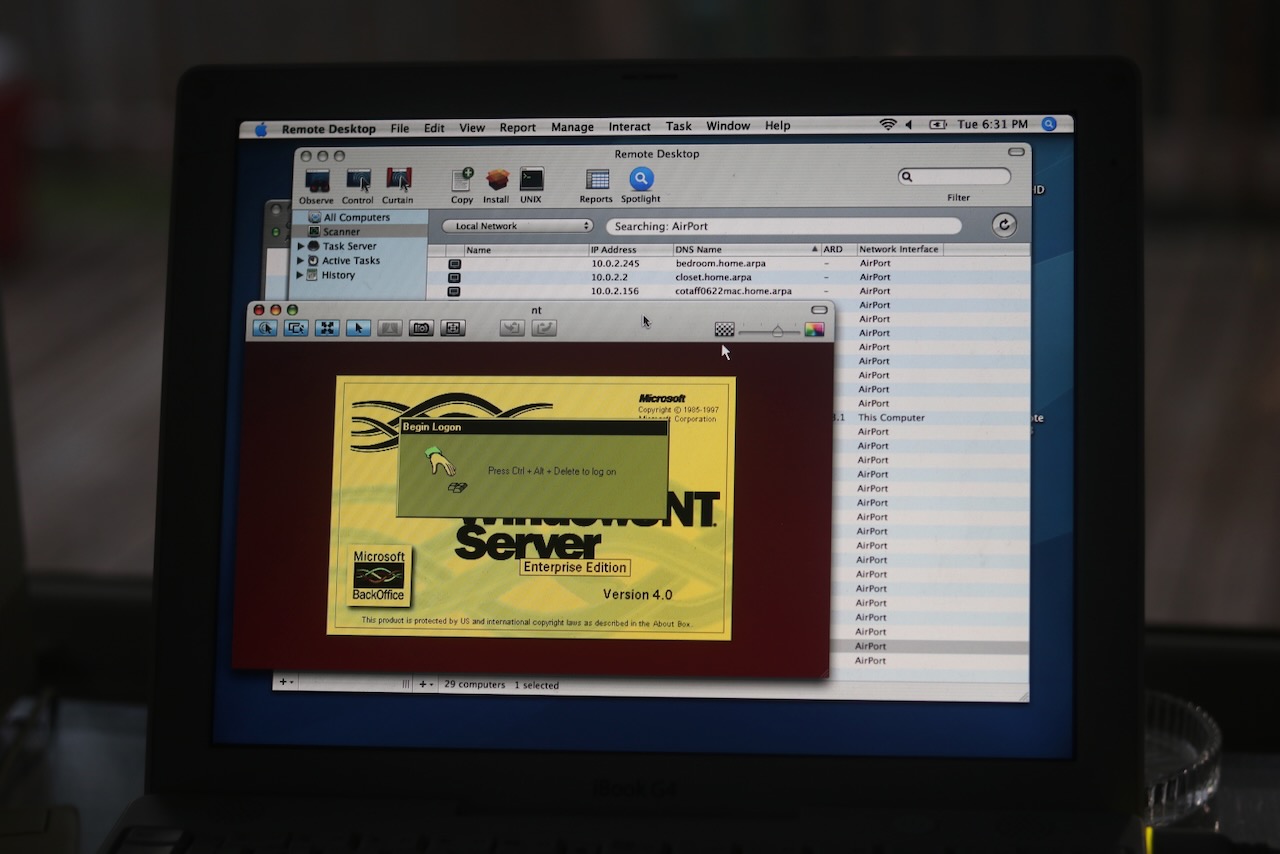 ESXi's VNC over Apple Remote Desktop 3.3