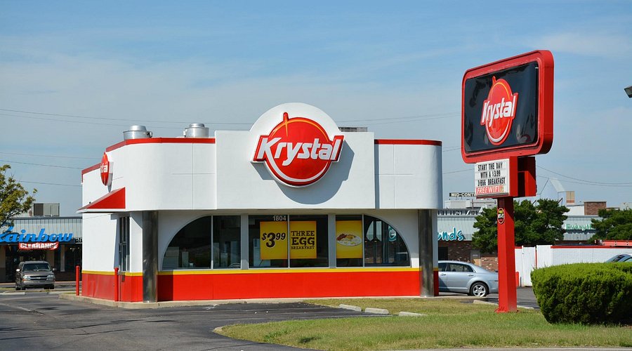 A Krystal hamburger location